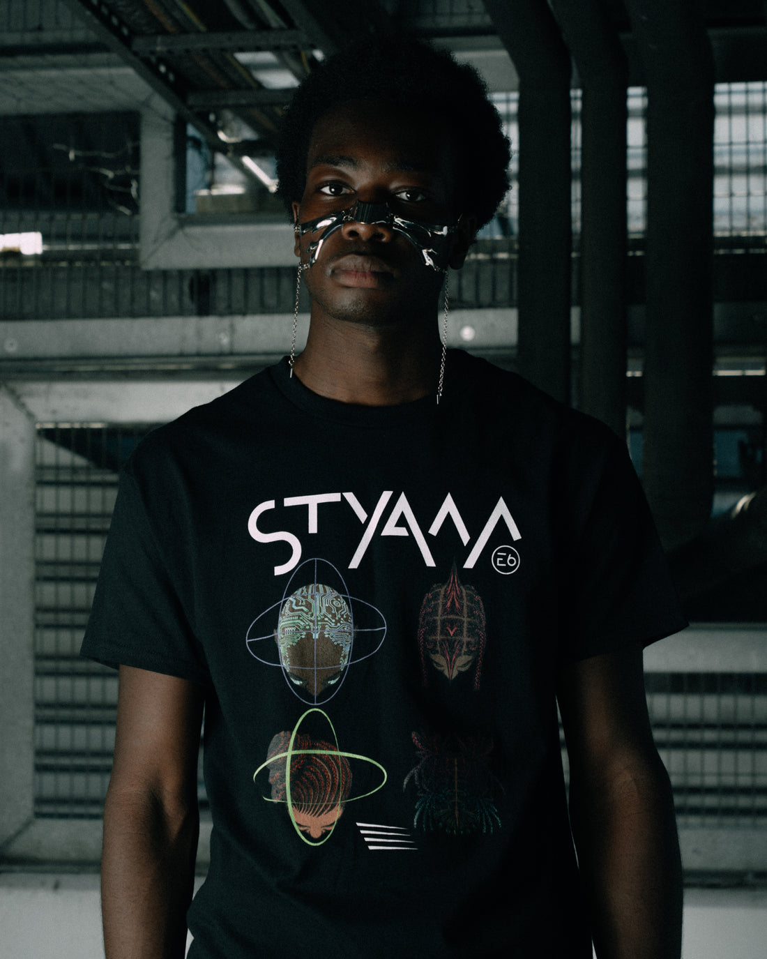 Model OFF Duty Graphic Tee – Black