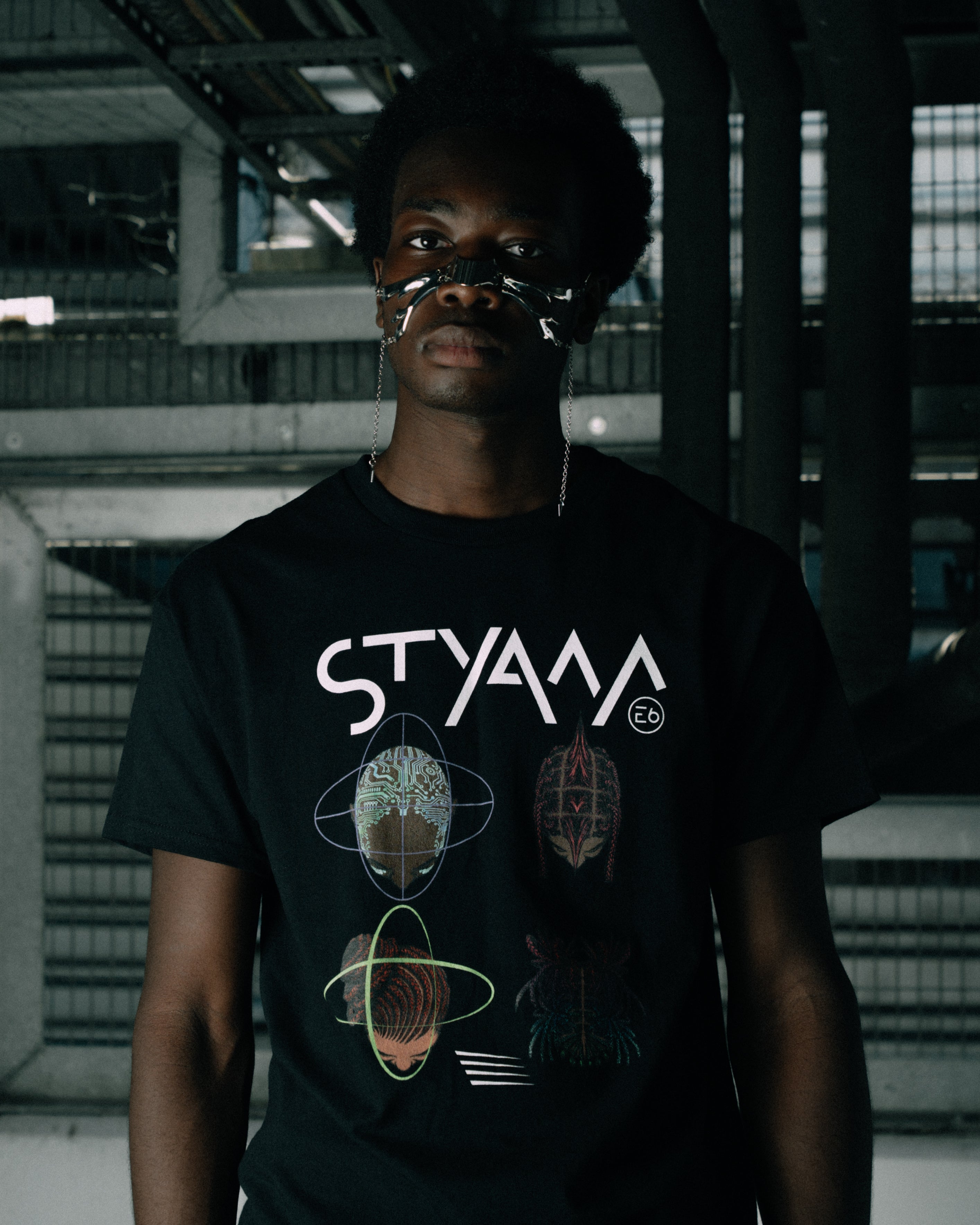 Model OFF Duty Graphic Tee – Black