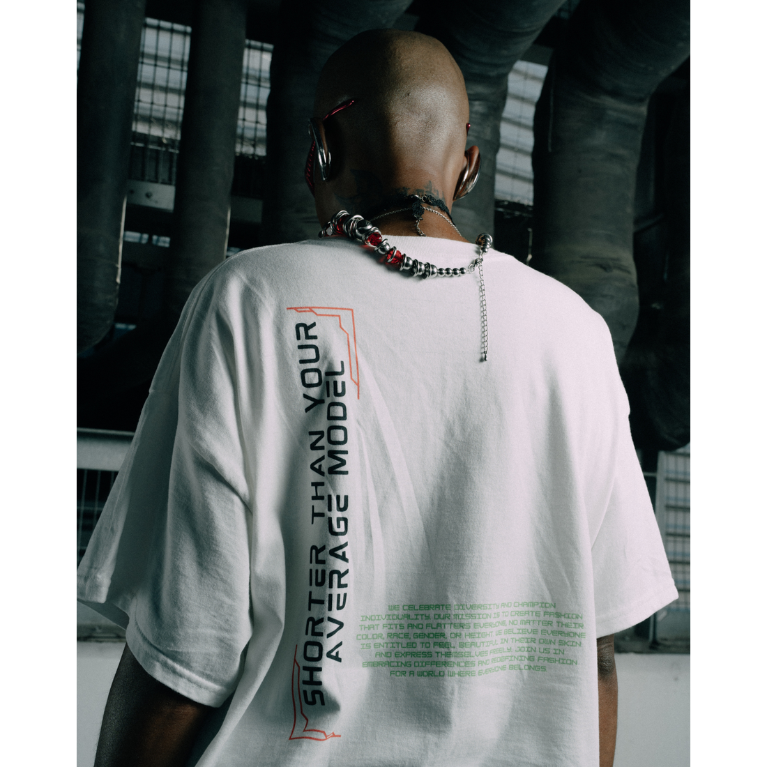 Model OFF Duty Graphic Tee – White