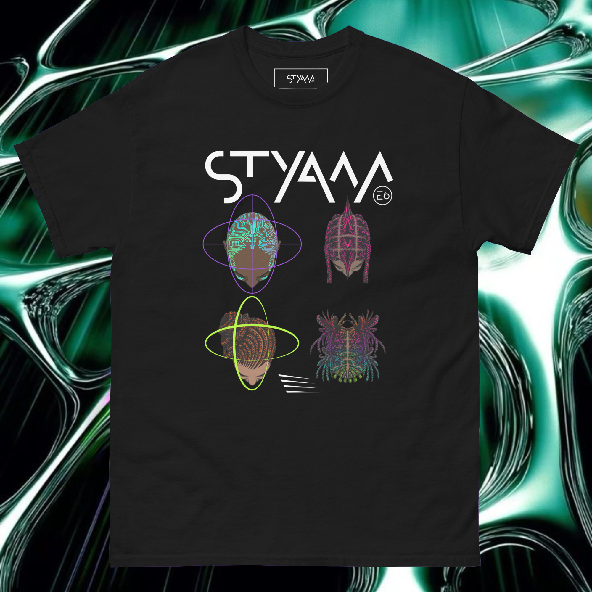 Model OFF Duty Graphic Tee – Black