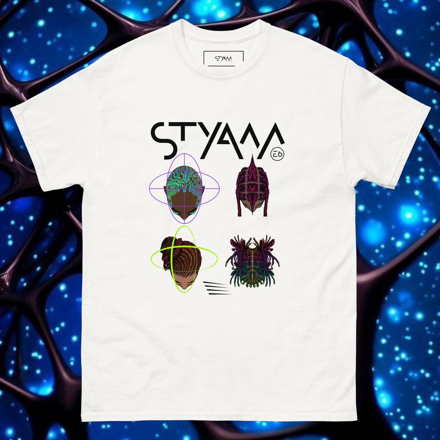 Model OFF Duty Graphic Tee – White