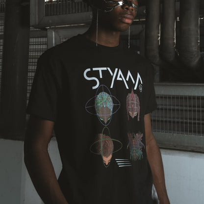 Model OFF Duty Graphic Tee – Black