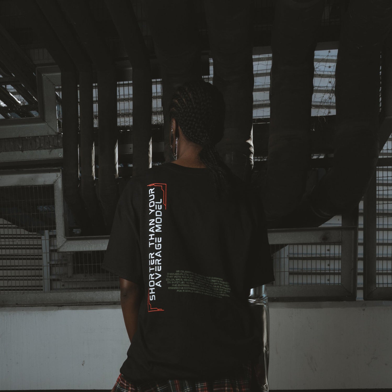 Model OFF Duty Graphic Tee – Black